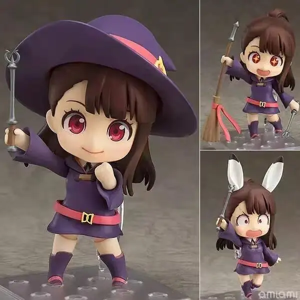 10cm Little Witch Academia Kagari Atsuko Akko #747 Action Figure, Collectible Anime & Manga Toy with Box, Christmas Gift for Anime Collectors (Toys & Hobbies Specialty DIY Supply)