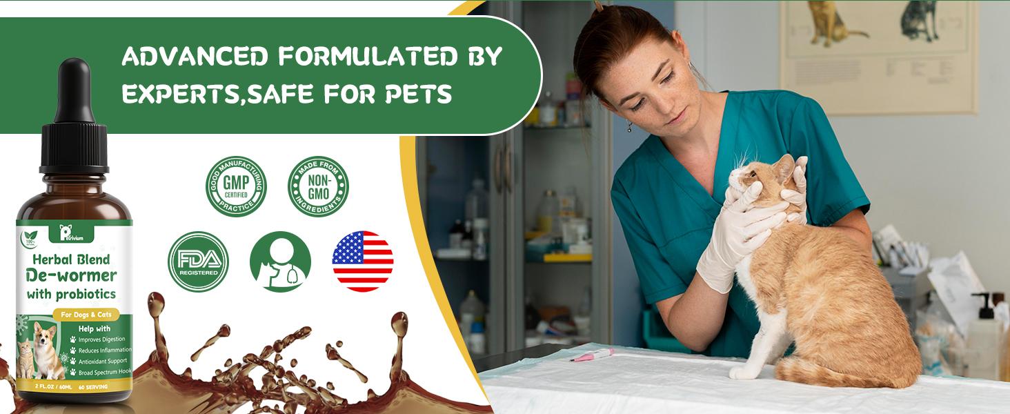 Petrivium Natural Intestinal Defense for Cats & Dogs Herbal Cleanse with Probiotic Triple Action Probiotics Supplement Drops for Gut Health Digestion Broad Spectrum Formula for All Ages and Breeds 2 Oz Petrivium Natural Intestinal Defense for Cats & Dogs Herbal Cleanse with Probiotic Triple Action Probiotics Supplement Drops for Gut Health Digestion Broad Spectrum Formula for All Ages and Breeds 2 Oz