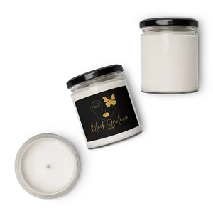 Scented soy candle