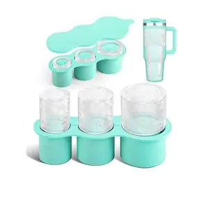 Ice Cube Tray for Stanley Cup Tumbler, Water Required for Easy Ice Release, Kitchen Utensils ice cube Mug mold Summer, Christmas Gift
