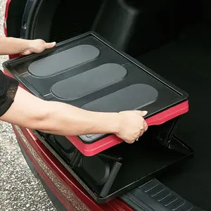 Car Trunk Storage Box, Multi-Functional Foldable Organizer, Durable Space-Saving Car Divider, Easy Access Design