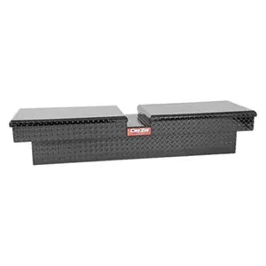 Dee Zee  Red Label Standard Dual Lid Gull Wing Pull Handle Crossover Tool Box - Textured Black