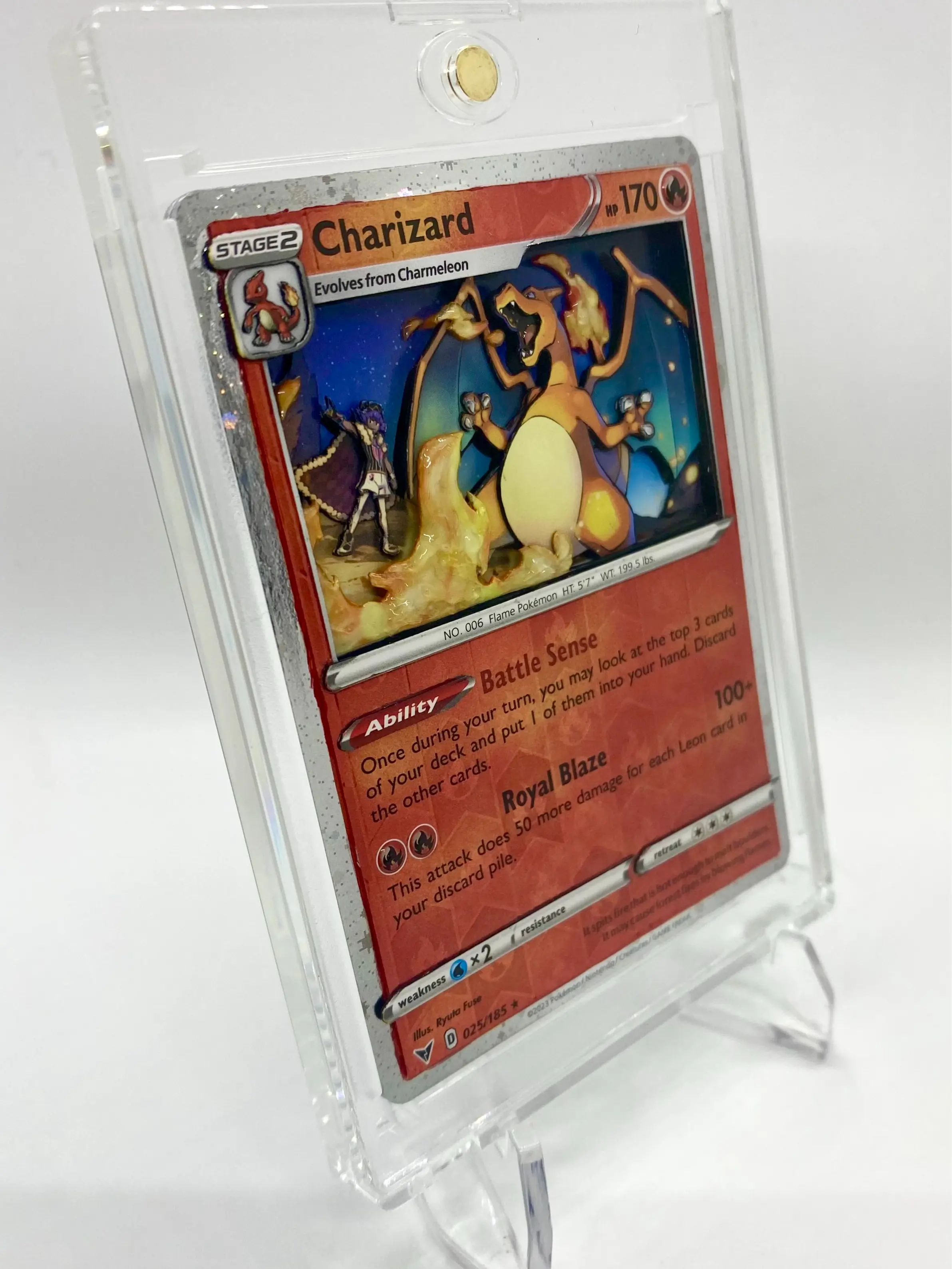 3D Charizard Pokemon Card from Vivid Voltage (025/185) - TikTok Shop 3D Charizard Pokemon Card from Vivid Voltage (025/185) - TikTok Shop