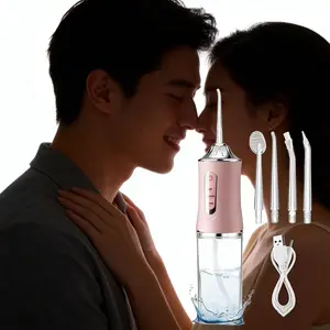 Portable Oral Irrigator, USB Electric Toothbrush Cleaner, Dental Hygiene Tool, Rechargeable Design, Ideal for Daily Use