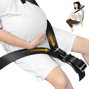 Pregnant Women's Seat Belt Car Seat Belt Adjuster Anti-Abdominal Pressure Car Seat Belt Shoulder Pad Abdominal Support Belt