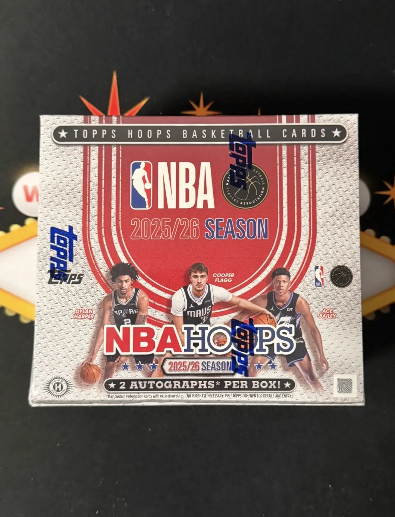 2025/26 Topps Hoops Basketball Hobby Jumbo Box (2 Autograghs + Wemby & Flagg Auto Chase)