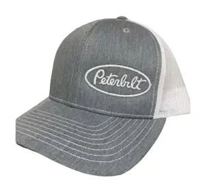 Peterbilt Trucker Hat (Heather Grey & White)