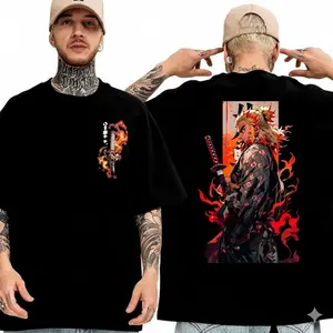 Rengoku Ver 5 Character Shirt, Demon Slayer Tee, Anime Lover Tshirt, Unisex 2025 Tee, Unisex Short Sleeve Tee