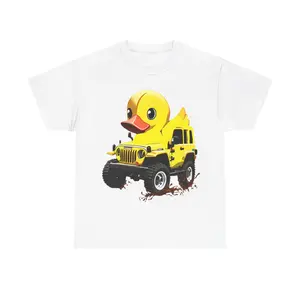 Ducked - Popular Now Unisex Tee for Men and Women, Trending T shirt for Women, Graphic T-Shirt Men and Women, Cool Tee, Trendy Jeep TShirt Casual Cotton