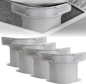 [SummerVibes] Bed Sheet Holder with Locking Clips, Corner Fitted for All Mattress Sizes Bedsheet Clip Durable Bedding Accessories/ Lock Sheet Holders Keep Sheets Tight Heavy Duty Bed Sheet Holder