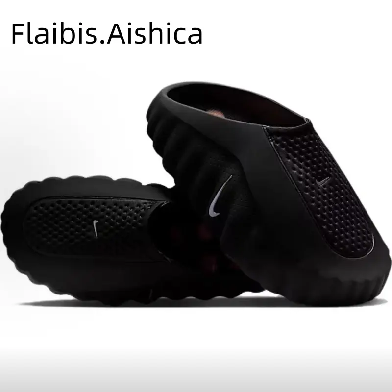 Trendy Casual Comfortable Slip-On Slippers for Men - Black