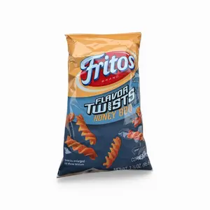 Fritos Flavored Twists Honey BBQ Corn Chips | Single-Serve | Crispy Crunchy Snack