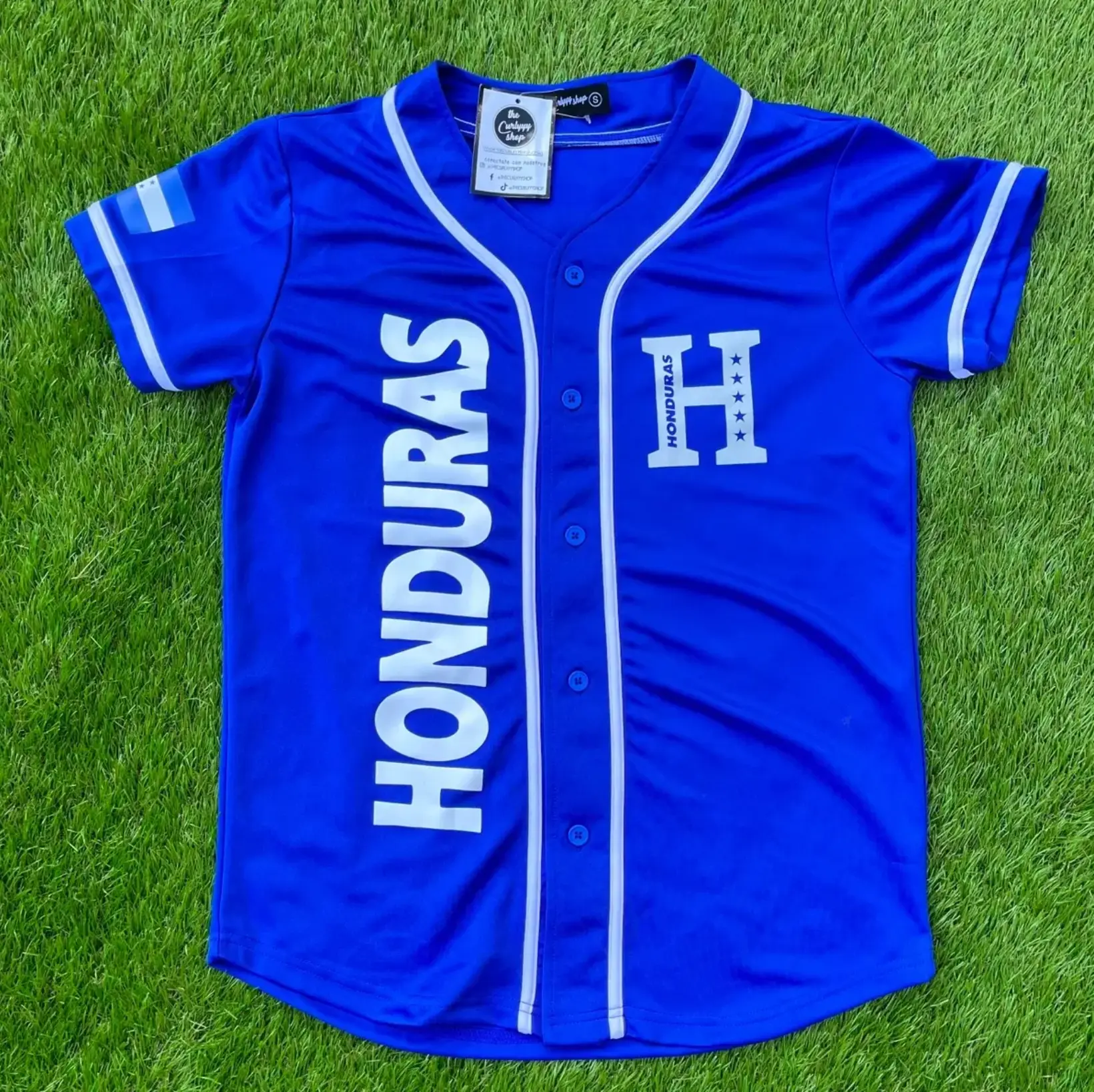Honduras Baseball Jersey Collection – Inspired 3D Unisex Button Up Jersey, Multi-Color Sports Shirt, S-5XL Fan Apparel