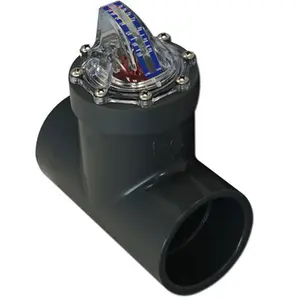 212 MAIN 3 in. Flowvis Complete Flowmeter with LPM Scale, Check Valve, Tool, Easy Setup, Flexible Installation for Aquatic Fitness Equipment