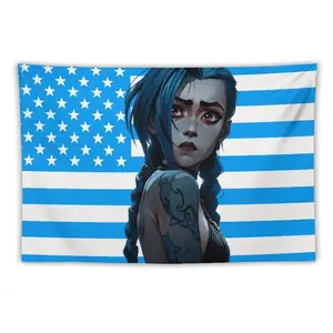 Jinx  wall tapestry poster for college dorm cave bedroom living room office party decoration gift