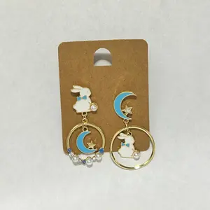 NEW Asymmetrical Rabbit Earring