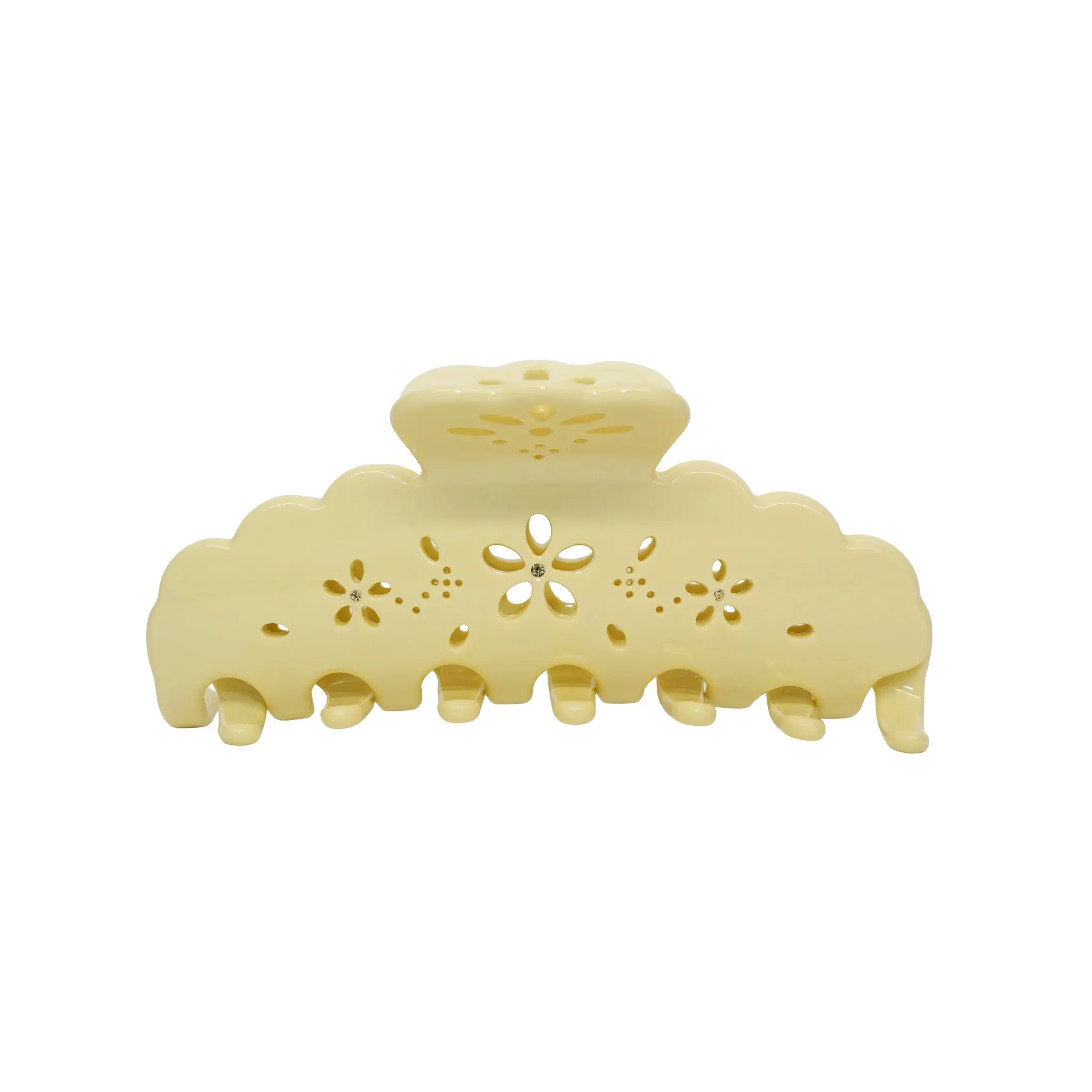 Emi Jay Big Effing Clip Hair Claw in Citrine Fleur Eyelet