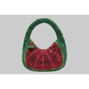 Trending Beaded Bag - Watermelon