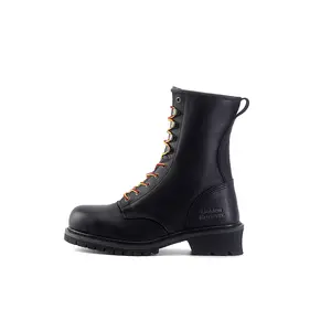 Titan G84594 Men's 9 inch Black Leather Work & Safety Logger Boots