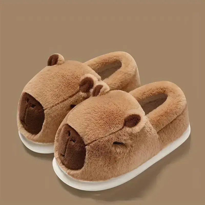 Capybara Cute Thermal Home Shoes, Plush Comfort and Casual Home Shoes-Autumn and Winter New Year and Christmas Gifts spellbound shoes Footwear Girl Capybara Cute Thermal Home Shoes, Plush Comfort and Casual Home Shoes-Autumn and Winter New Year and Christmas Gifts spellbound shoes Footwear Girl