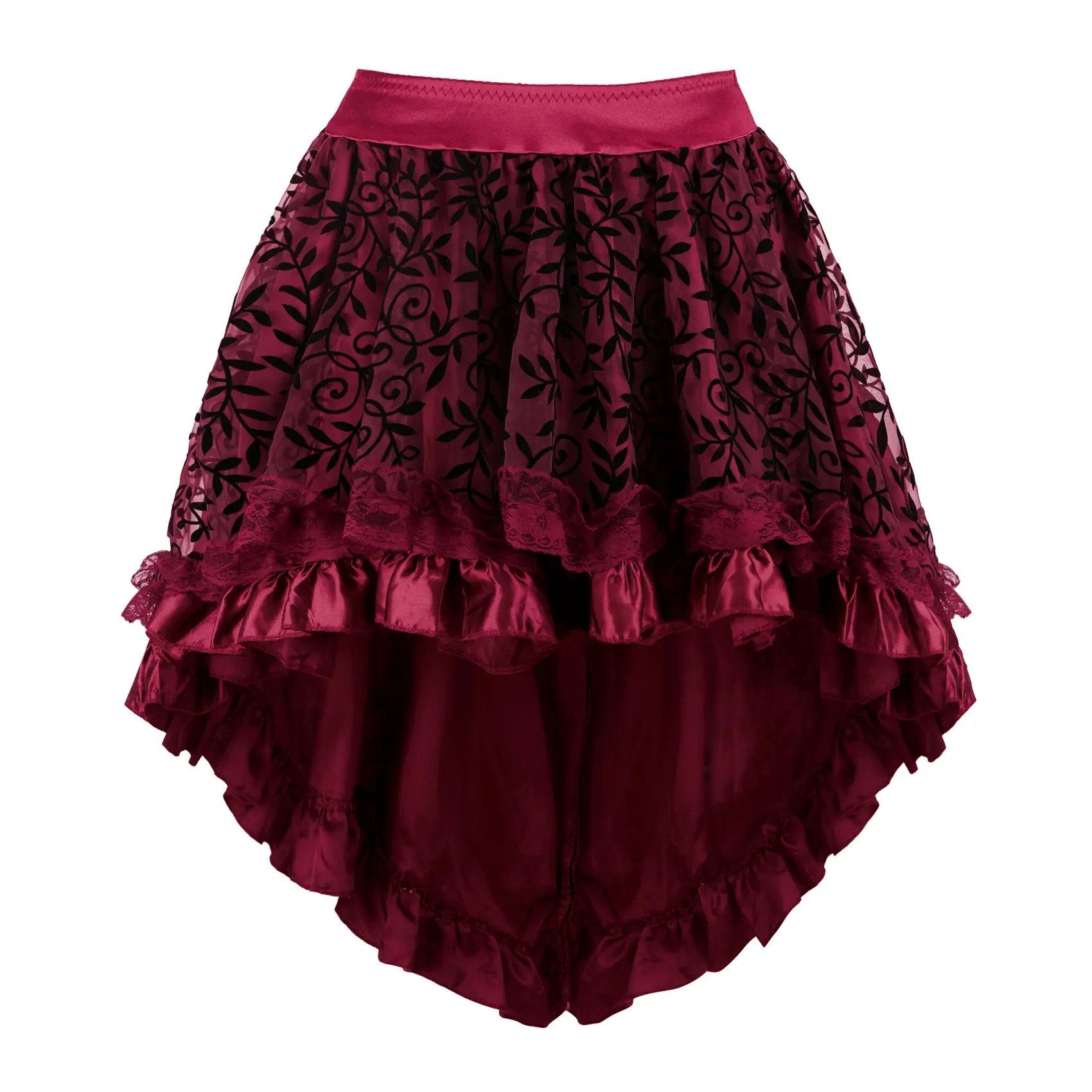 Gothic Steampunk Renaissance Skirt Women Victorian Pirate Skirt Halloween Costumes Cosplay 7056-D1