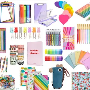 Glam Box Accessories Stationery Notebook Pencil Pena Eraser Ruler Bookmark Perfect for Personal Use or Gift Live Only Offer