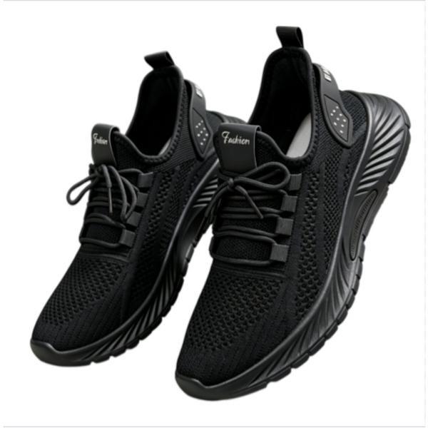 Women's Sneakers - 2026 Fall All-Season Lightweight Lace-Up Knit Upper Casual Shoes, Breathable for Work & Shopping, Black White Khaki Pink, Christmas Stocking Gift Idea