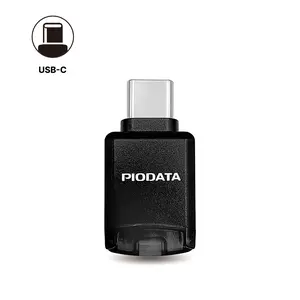 iXflash Q mini Micro SD card reader w/USB-C in Black, auto-backup and Extended Video Recording for iPhone, iPad & Android