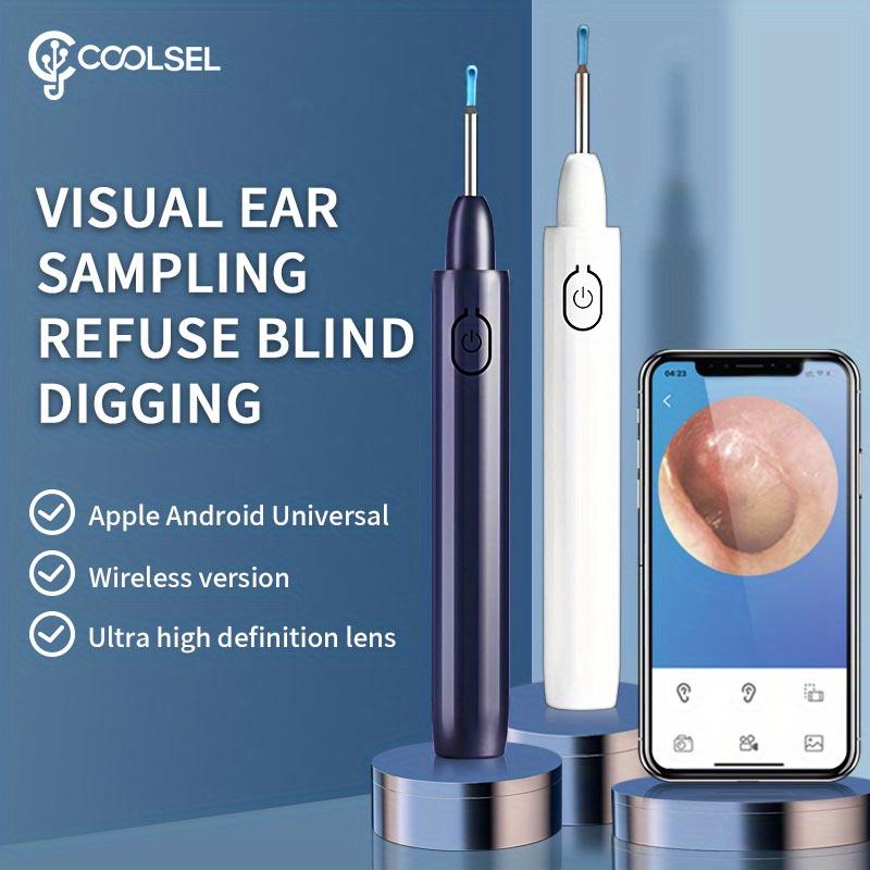 Say goodbye to blind ear cleaning with this visual ear wax removal tool! Equipped with a high-definition camera and built-in LED light, it lets you see every detail inside the ear canal in real time on the integrated screen, making ear cleaning safe, easy