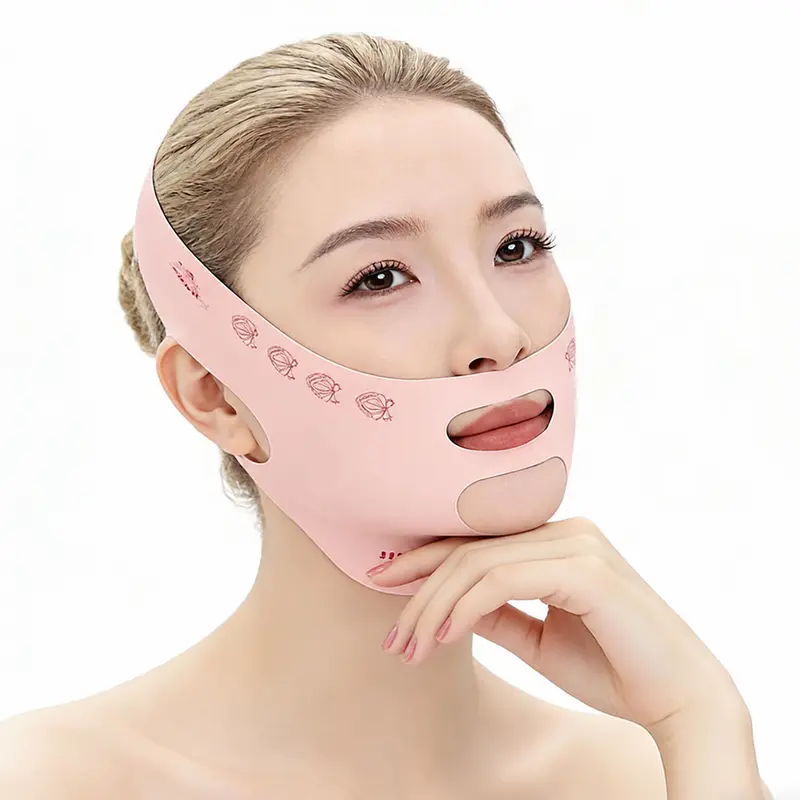 Unisex V-Shape Facial Contouring Strap & Lifting Patch - Adjustable Face Care Tool, All-Day Comfort for Reading & Working, Effective Facial Beauty Instrument with Gradual Start & Consistent Use, Self Care Products