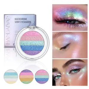 Chameleon Eyeshadow Highlighter Five-Color Pearl Glitter Eye Shadow Makeup, Shimmer Finish, Perfect for Daily Use, Glitter Duochrome Eyeshadow
