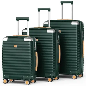 3 Piece Travel Luggage Suitcase 20/24/28 inch, TSA Lock, Hard Shell, Durable and Lightweight, Spinner Wheels