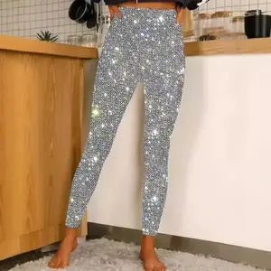 New style leggings with sequins and glitter for casual wear