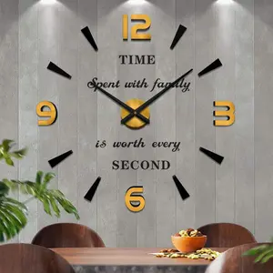 Wall Clock  Wall Clock for Living Room Decor, Decorative Wall Clocks  Operated (  Decoration)