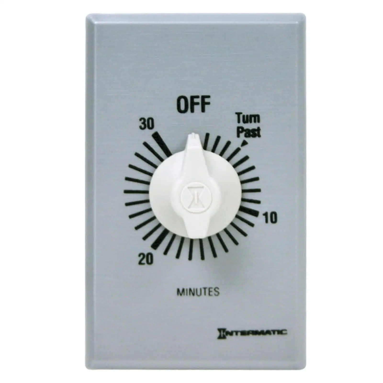 Intermatic 277V Gray Indoor Spring-Wound Mechanical Kitchen Timer, CSA Listed, UL Listed - Multi-Use Gadget for Garage, Kitchen