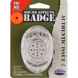 Sound Effects Costume Police Badge