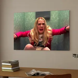 NBHYK White Chicks Poster Funny Movie Bathroom Wall Art Vintage Colorful Humor Comedy Canvas Prints Art The Toilets Sign Picture Posters Classic 90s Retro Film Room Modern Home Decor Eco-Friendly Materials Fade-Resistant Waterproof UV-Protected Vibrant