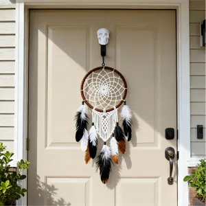 Gothic Wall Hook Skull Decorative Hook Hanger Sturdy Practical for Living Room Key Holder Water Pipe Hanger Backpack Decor Suitable for Bathroom Kitchen Door