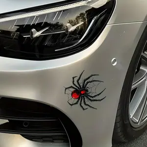 Spider Sticker Waterproof DIY Decal Easy to Apply Long-Lasting Adhesive Decoration for Vehicles and Notebooks