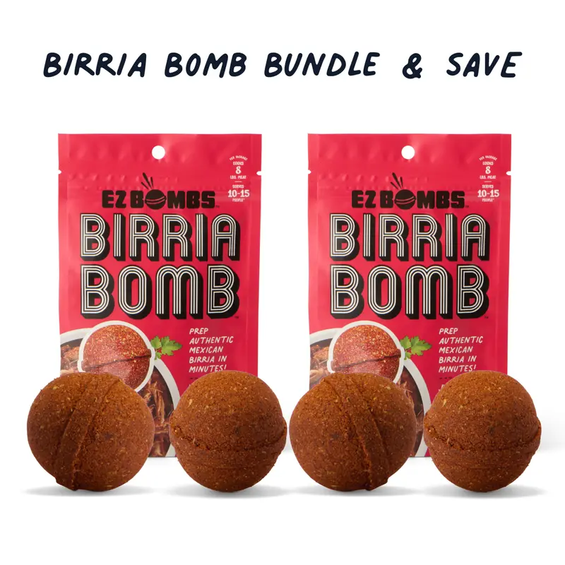 BirriaBombs bundle by EZ Bombs - Seasoning Spice Bomb Flavor for Authentic Mexican Dishes - Traditional