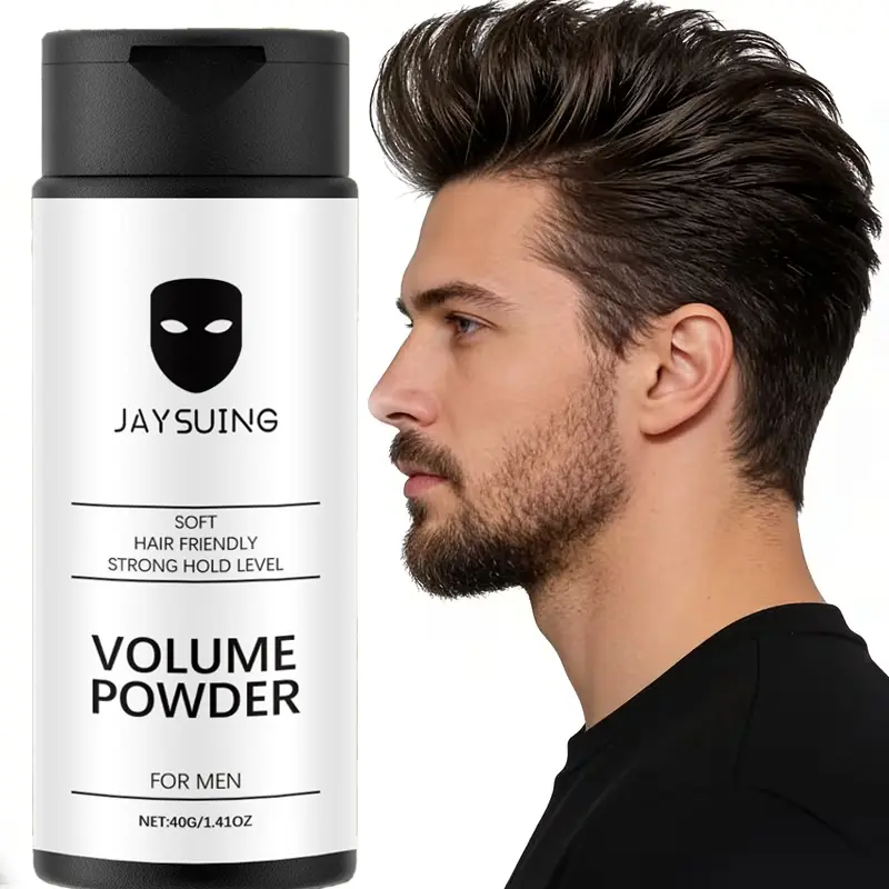 RUGGED MAN’S SECRET? Men Hair Volume Powder by JAYSUING, Fluffy Root Boost Styling Powder, Oil Absorbing Hair Texturizer, Natural Matte Finish for Short Hair, Suitable for Men with Fine Flat Hair