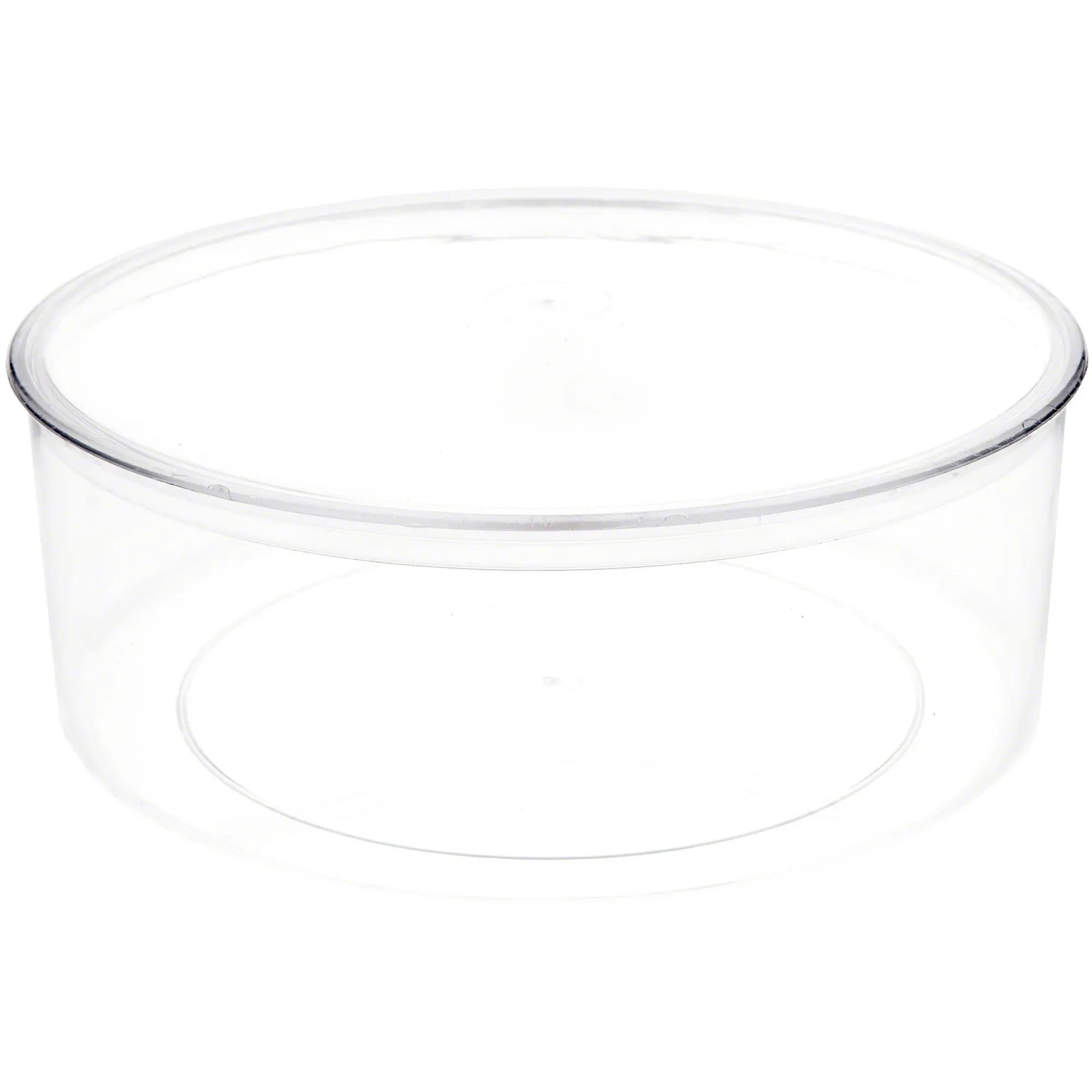 Pioneer Plastics Clear Large Round Plastic Container