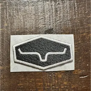 Longhorn Branding Sign Embroidered Hat Patch