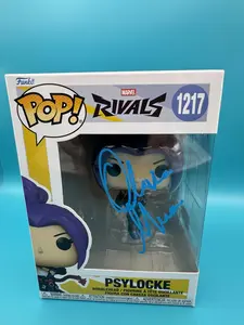 Olivia Munn signed Psylocke Marvel Rivals Funko pop 1217