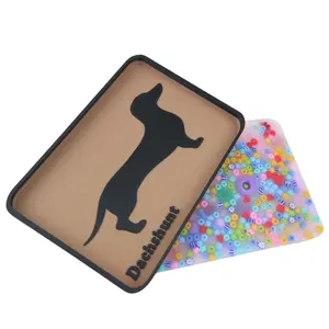 Dachshund Dog Picky Pad and Tray- Satisfy Your Urge to Pick, Pop and Peel Stress-Free!