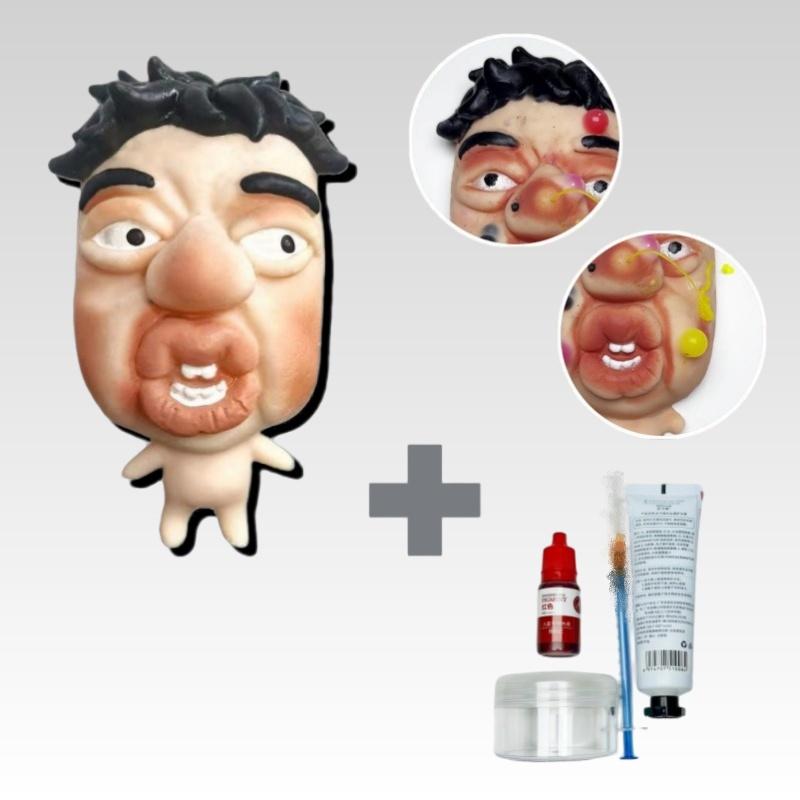 Stress-relieving pimple poppingtoys -- Four colleagues slime