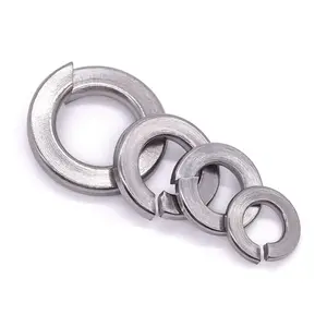 5/16 Inch Split Lock Washer, 304 Stainless Steel 18-8 Spring Lock Washer for 5/16" Screws, Bright Finish, 50-Pack