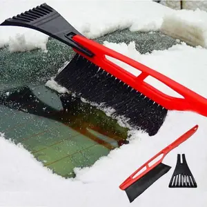 2 In 1 Car Snow Removal Shovel, Long Handle Car Snow Brush, Multifunctional Car Deicing Shovel, Car Cleaning Tool, Car Wash Accessories