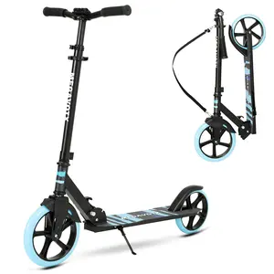 Kick Scooter Set - Two & Three Wheel Options For Adults  Adjustable Handlebar Height Anti-slip Deck Outdoor Fun Daily Commute Birthday Gift