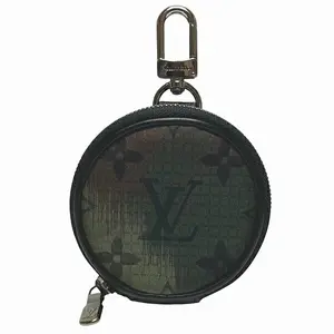 Pre-owned Louis Vuitton Nylon Small Leather Goods Porte Cles Poche Monogram Camouflage Coin Case